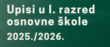 UPISI U 1. RAZRED OŠ JABUKOVAC – ZAGREB