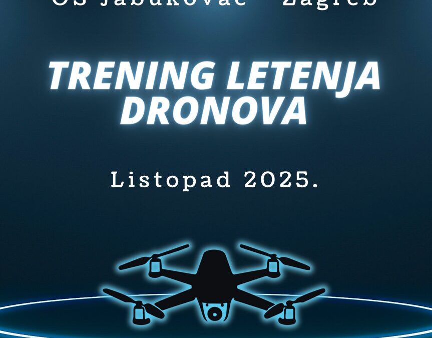 Trening letenja dronova – NOVO