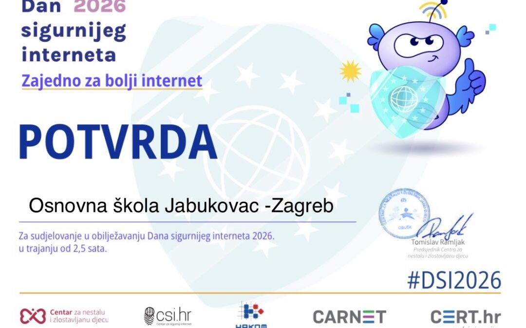 Dan sigurnijeg interneta – 10. 2. 2026. 